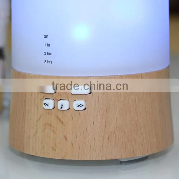 portable colorful LED natural aroma flower diffuser