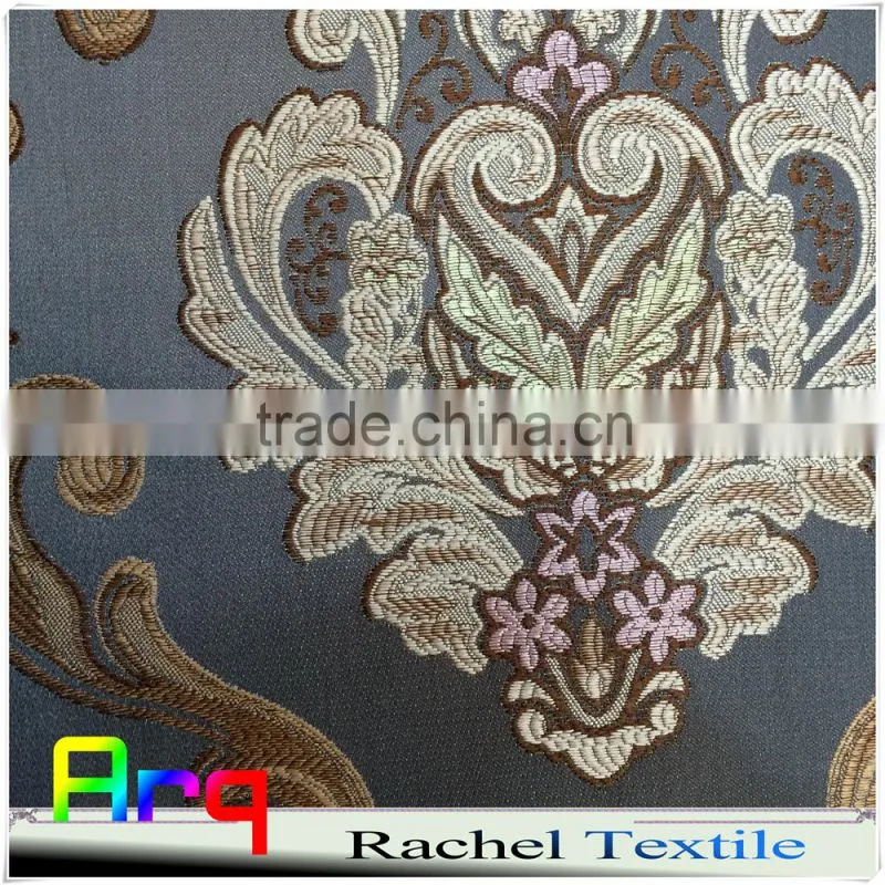 New classic jacquard high class star hotel bed sets, bedspread matching curtain, pillow fabric