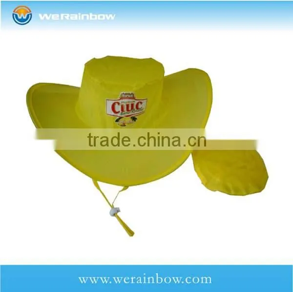 wholesale polyester popular foldable hat for promotion