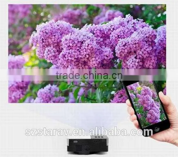 GM50 mini lcd LED Projector AV USB2.0 HDMI VGA SD multimedia projector