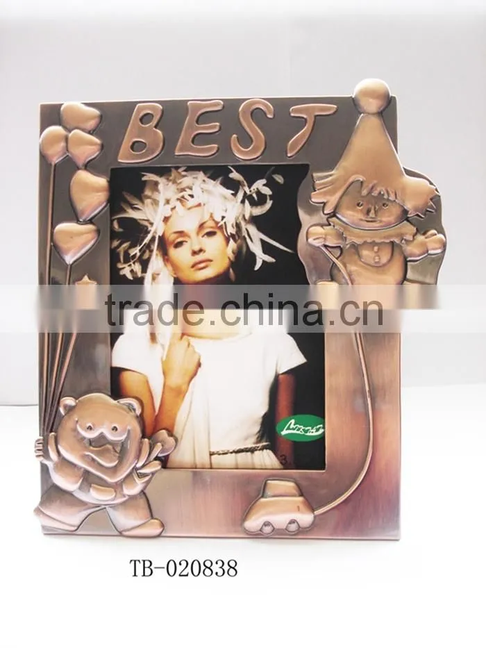Metal photo frame, custom photo frame