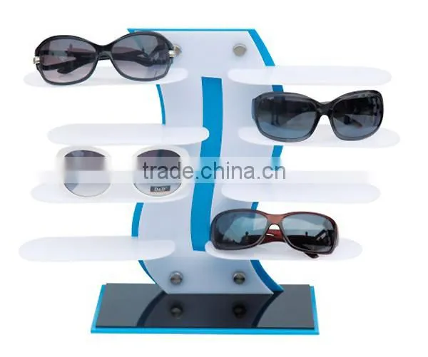 High quality OEM colorful acrylic eyewear glasses display stand