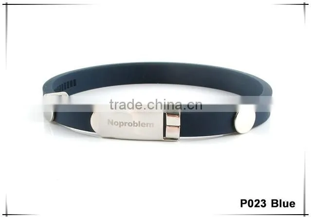 Noproblem P023 friendship hygienic personalized sports elastic power bracelet for couple