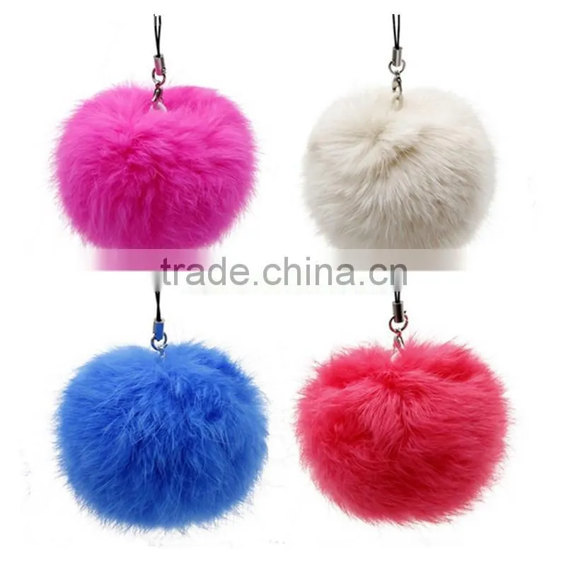 Fur Ball Keychains