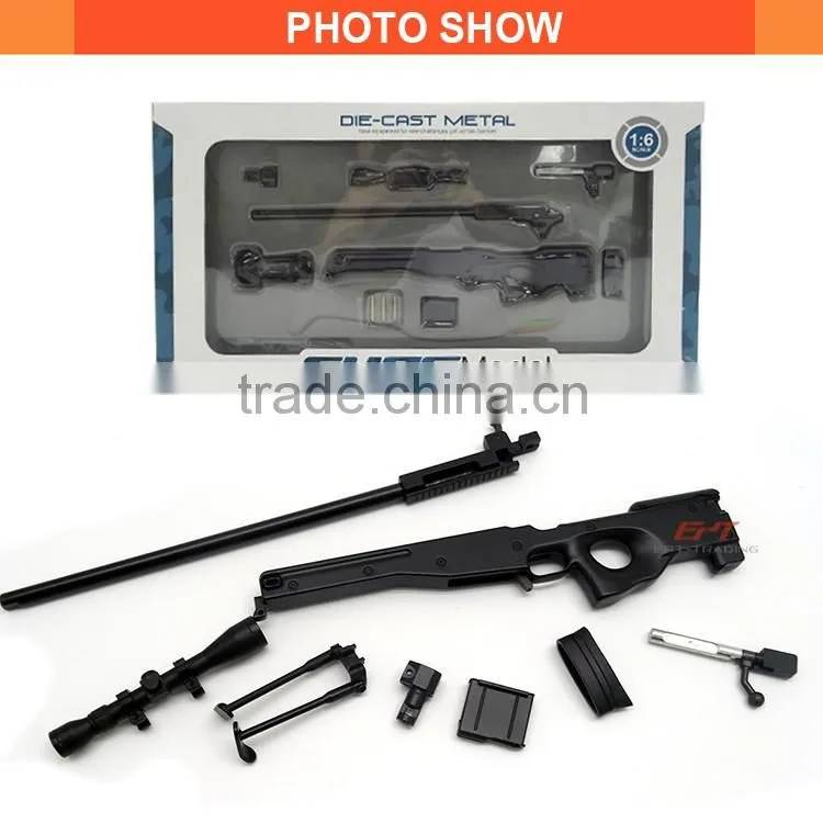 Hot selling high simulation AWP diecast metal toy gun model for sale