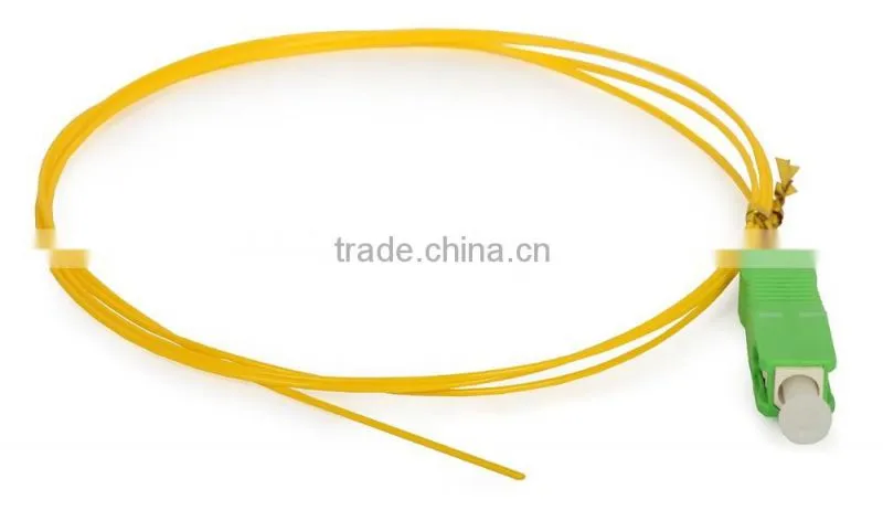 SC PC/APC 0.9mm SM MM fiber optic pigtail, optical fiber pigtail cord