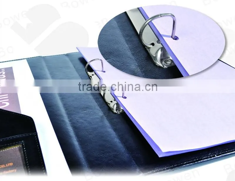 2 hole A4 file folder / D ring binder document holder with car sleeve
