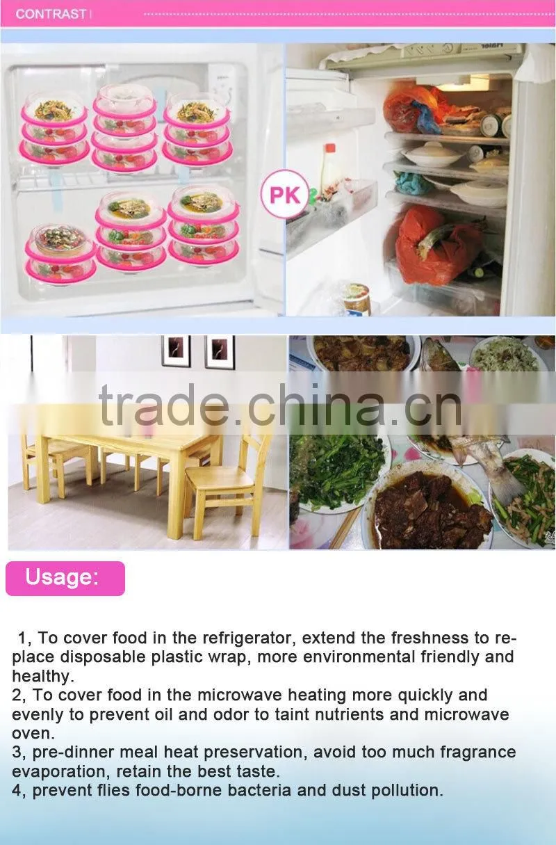 FDA&LFGB Food grade food fresh cover