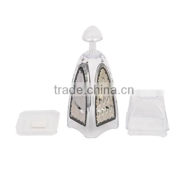 New Design Plastic 4 Sides Fruit and Vegetable Grater