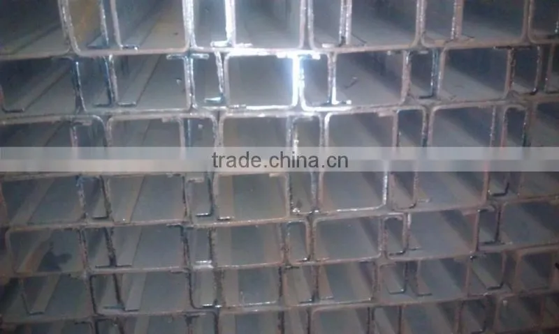 Q235 SS400 sjr 235 Hot rolled C profiles 80*40*15*2.0