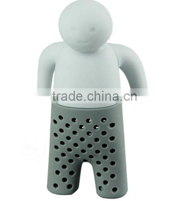 Most Popular Promotional Wholesale Silicone Mr Tea Infuser