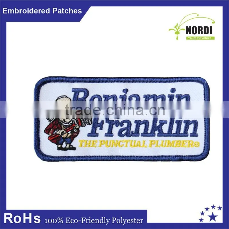 Wholesale Embroidery badges, Custom Embroidered label, Patches for Clothing