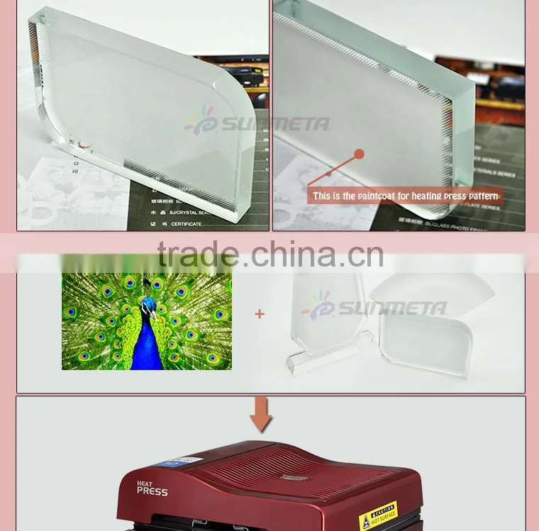 Sunmeta factory directly beautiful promotional products sublimation coated crystal(BXP05)