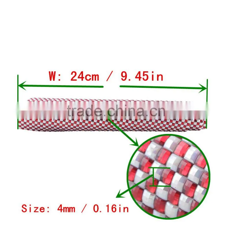 4mm red with white ab color rhinestone rivet wholesale rhinestone applique rhinestone chain trim clothing rhinestone stickers