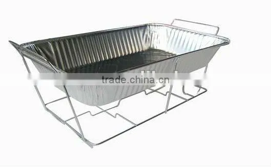 Buffet Chafer Food Warmer Wire Frame Hold Foil Pans For Dispoable Chafing Dishes