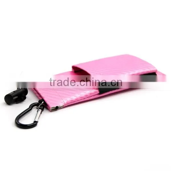 Hot selling ecig carrying case colorful small ego bag zipper ego battery carrying bag