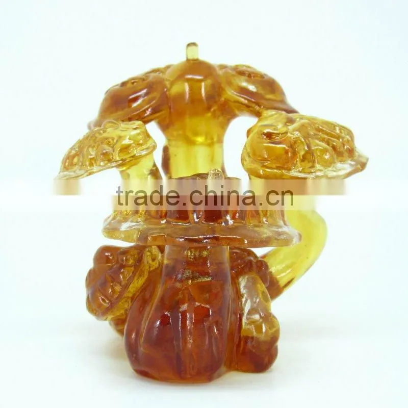 crystal craft--lingzhi -gyrophora-home decoration--BJ078