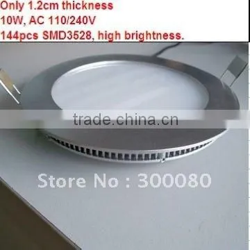 Shenzhen indoor decorative rgb color temperature adjustable small 10w round led panel light