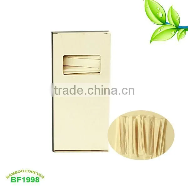 Paper double pointed bamboo toothpick
