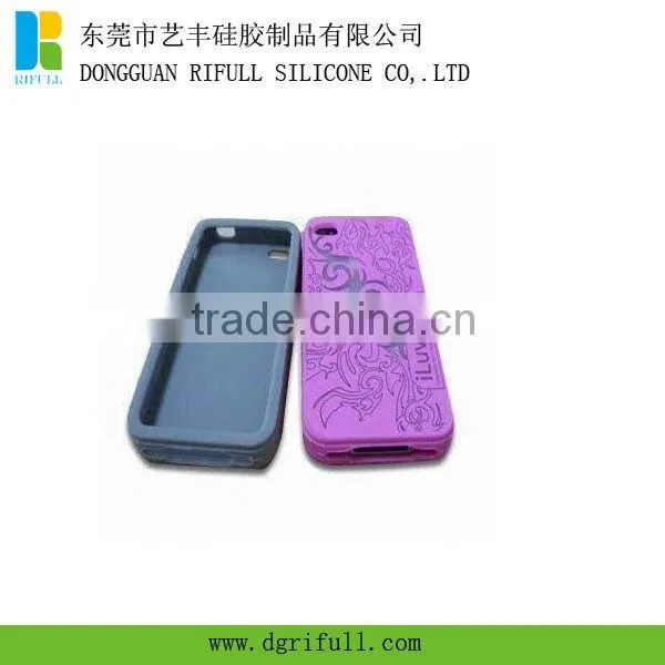 High quality durable custom silicone case for iphone 4