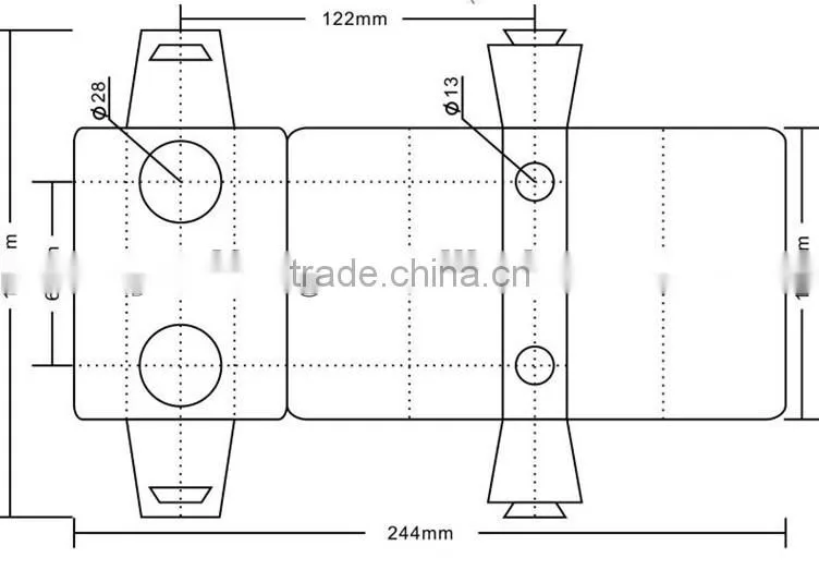 Promotional Logo printing foldable paper binocular