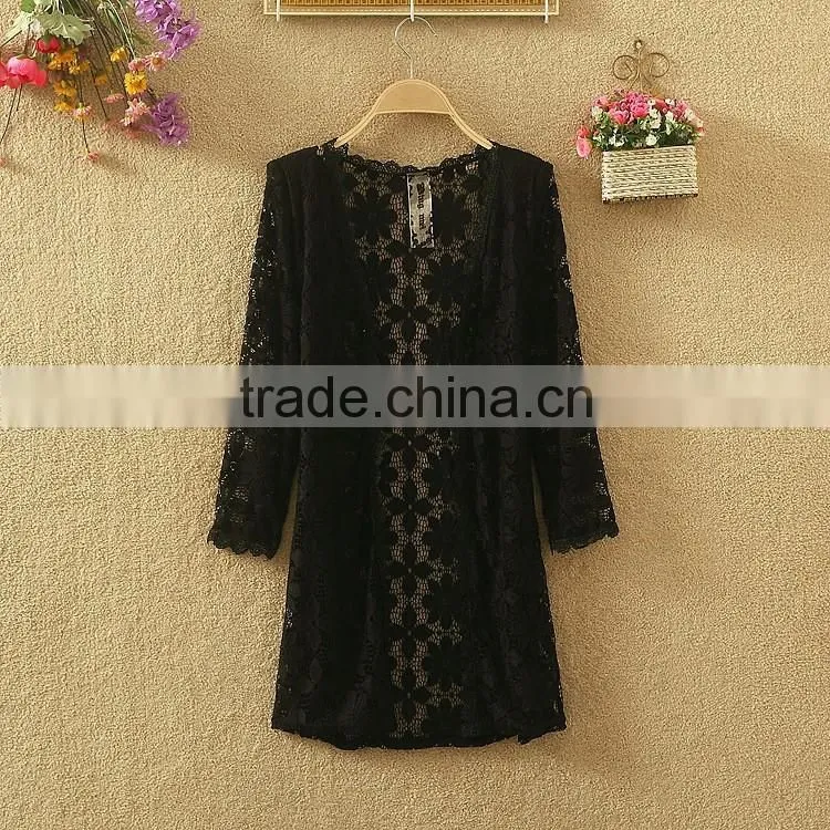 2016 new style hollow out sunscreen thin crochet perspective