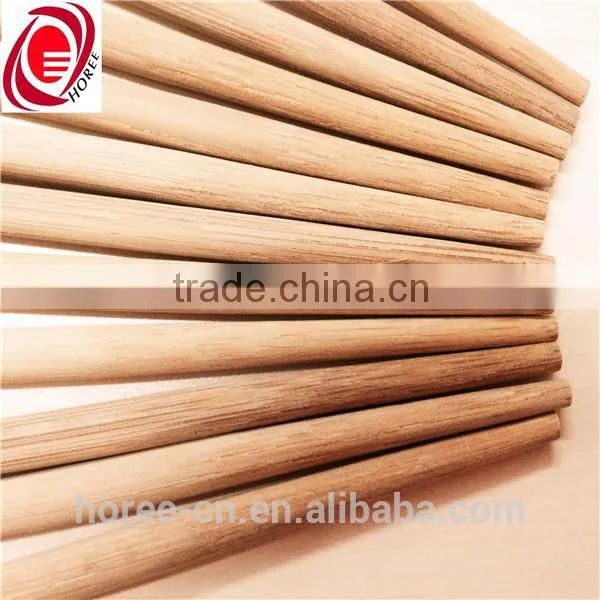 Chinese food grade carbonated round bamboo chopsticks