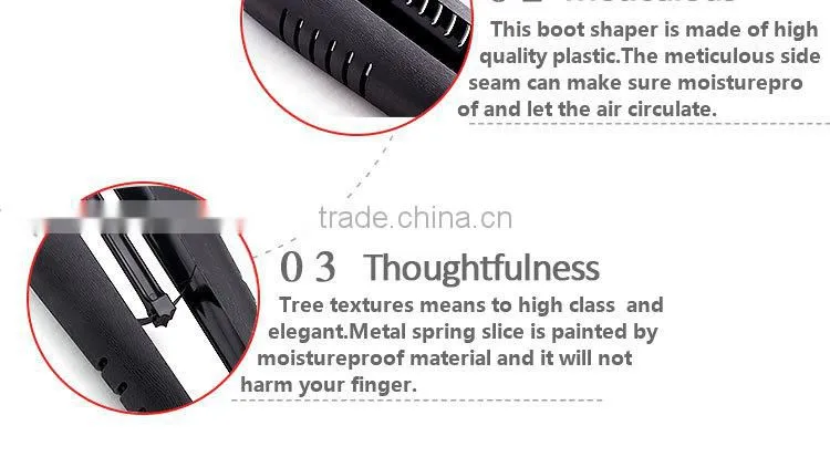 Plastic with Handle shoe tree for boots