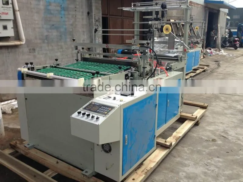 Newest type High quality Side sealing and cutting bag making machine