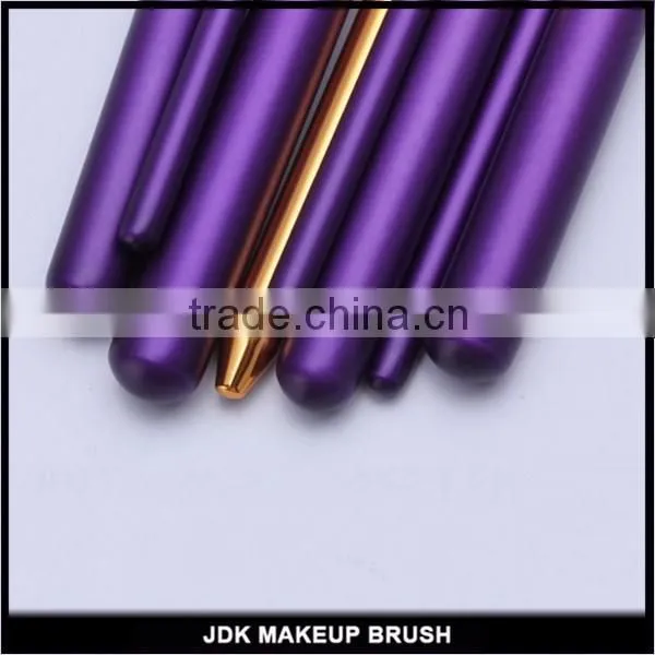 8pcs cheap price of makeup kit purple handle cosmetic brushes for makeup artists