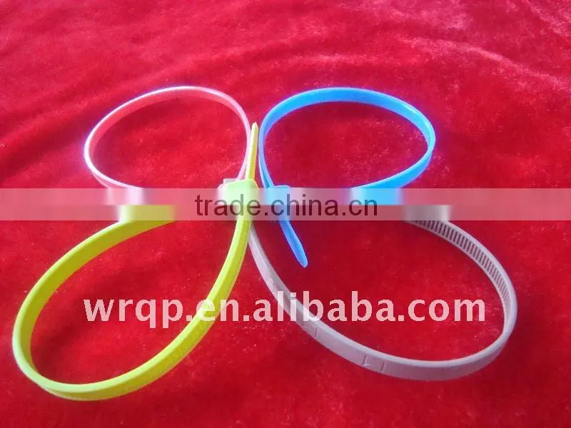 self-locking flexible colourful cable tie