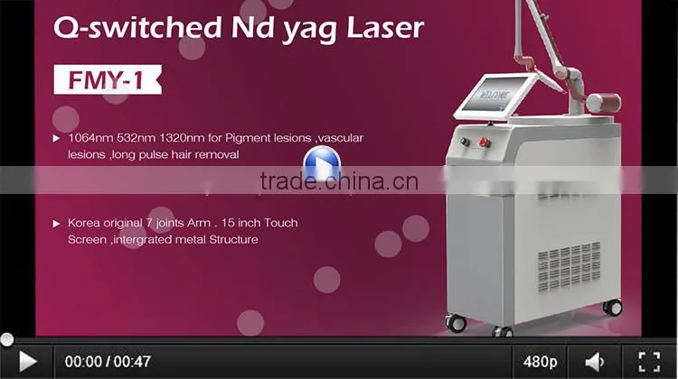 1064 nm / 532nm OEM / ODM varicose veins laser treatment laser tattoo removal equipment