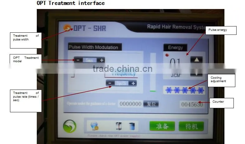 2016 permanent diode laser hair removal machine/pain free laser shr machine