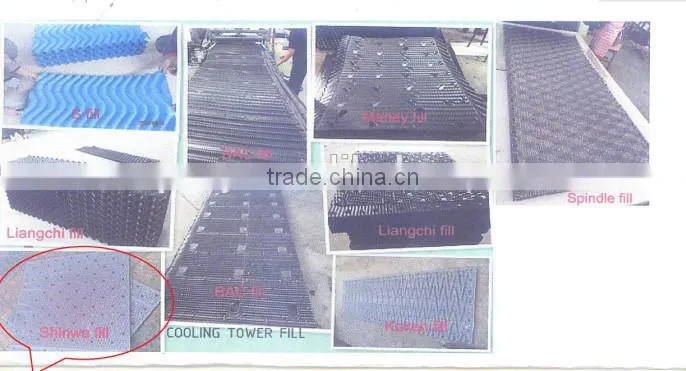 Crossflow&Counter flow Cooling tower fill, Cooling tower packing
