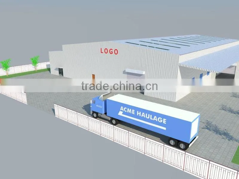 lightweight structural steel structure prefab warehouse