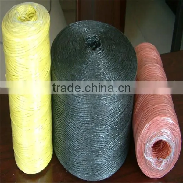 baler twine PP splitfilm rope for sale packing rope pp film rope china supplier