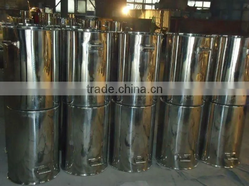 stainless steel sanitary storage container