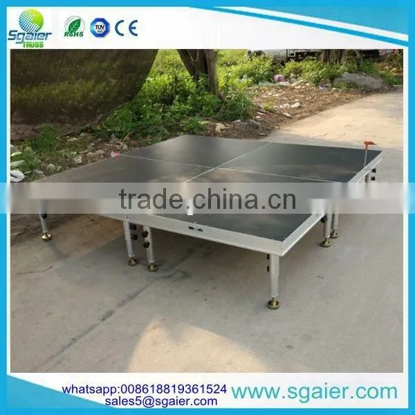 6082 aluminum alloy black dj promotion stage