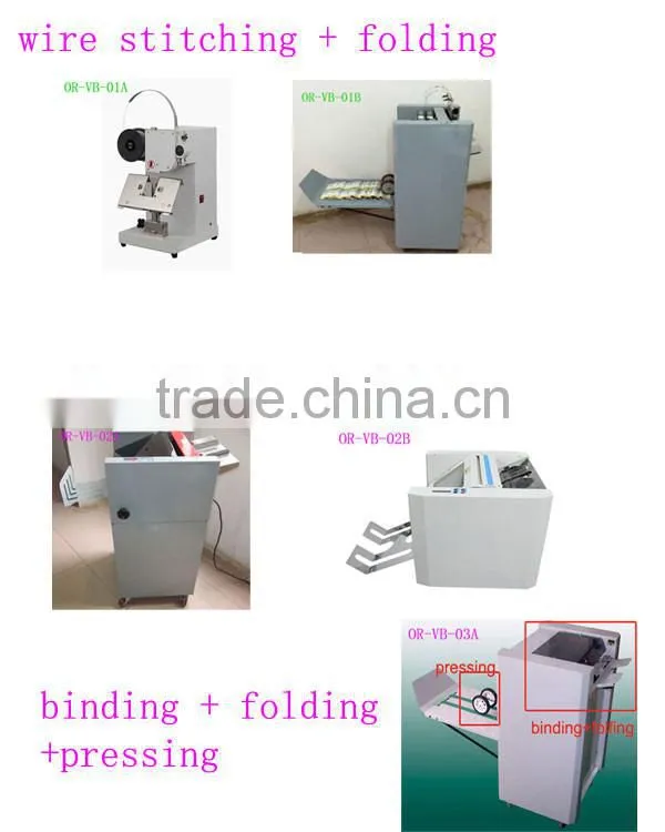 A3 A4 Wire binding booklet maker, book biniding machine
