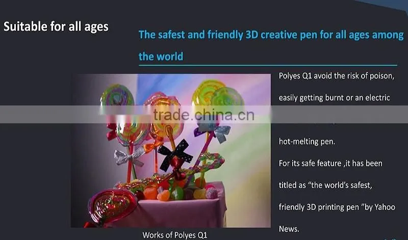 NEW-Tech Polyes Q1 3D Printing Pen Light-Curing 3D Printer Pen Printing Machine 3D Drawing Pen