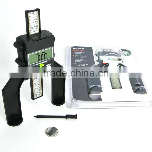 Digital LCD Tread Magnetic Self Standing Aperture 80mm Hand Routers Depth Gauge