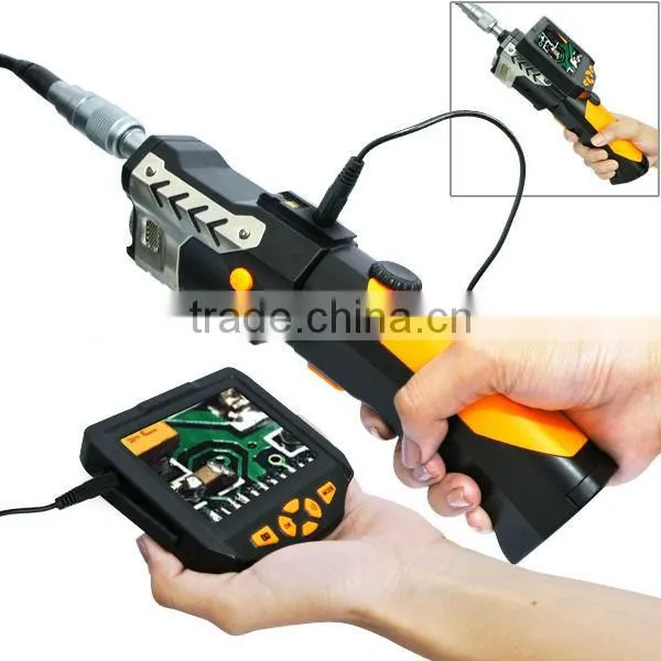 3.5" Detachable LCD Video Inspection Camera Borescope/ Endoscope SnakeScope 8.2mm diameter + 3M Cable + 2GB MicroSD card