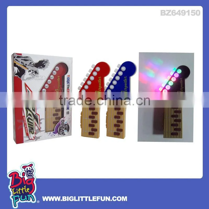 Mini air guitar toy with flash light