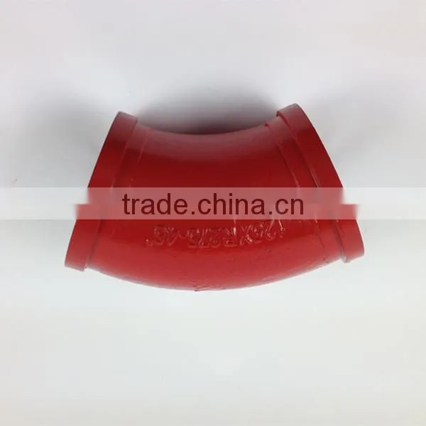 2015 China supplier cast elbow 45 degree concrete pipe elbow