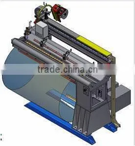 Drum straight seam welding machine