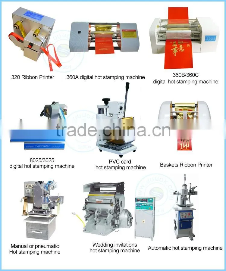 Automatic document feeder 360C A4 digital hot foil stamping machine