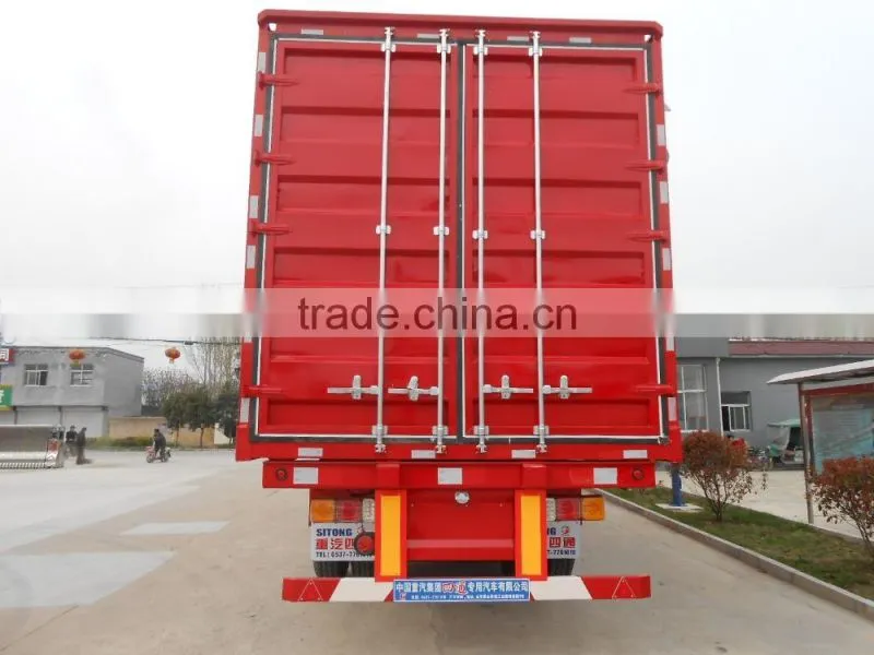wing open van semi trailer/curtain side semi trailer sale