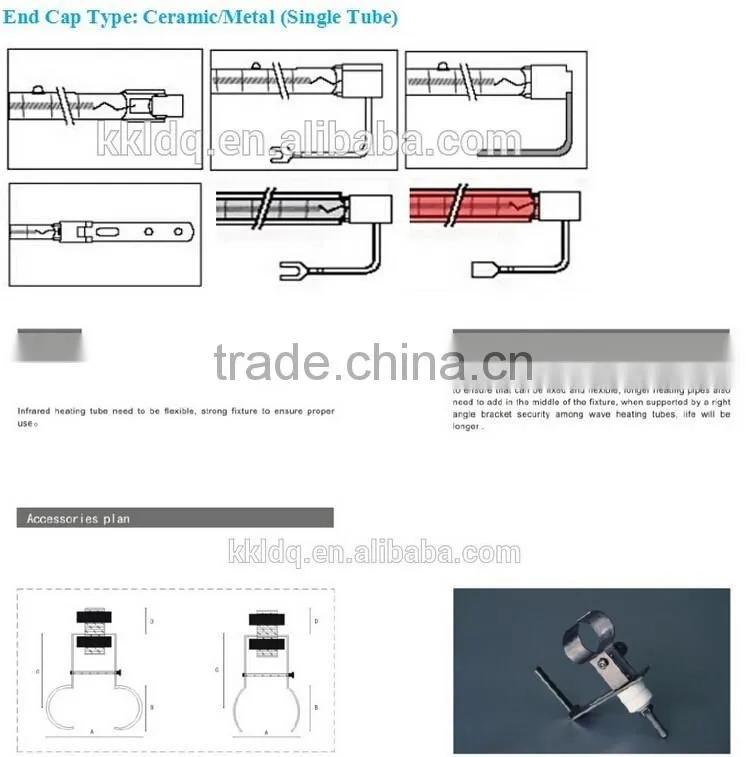 Shortwave twin tube infrared heating element