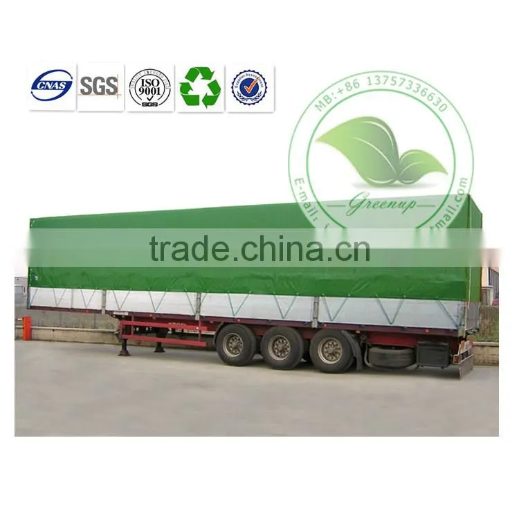 pvc coated polyester fireproof tarpaulin truck cover