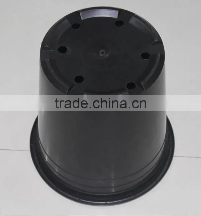 5 gallon nursery pots,black plastic nursery flower pots,black plastic tree pots